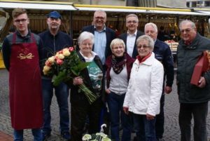 Der Wochenmarkt an der Pauluskirche in Hamm begrüßt neue Händler