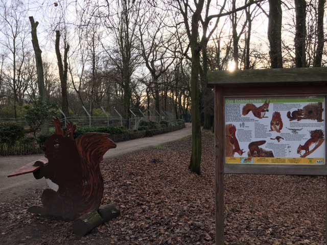 Kaisergarten Oberhausen mit Tiergehege