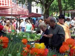 Blumenmarkt Essen Der Blumen- und Gartenmarkt in Essen-Steele erfreut sich größter Beliebtheit Foto: Veranstaltungsagentur Prinz