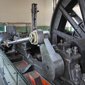 Die Dampffördermaschine der Zeche Hannover in Bochum ist die älteste an ihrem Originalstandort erhaltene Dampffördermaschine im Ruhrgebiet Foto: LWL/Hudemann