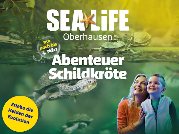 Abenteuer Schildkröte SEA LIFE Oberhausen